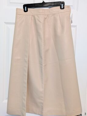 Ann Taylor Faux Leather Midi Skirt